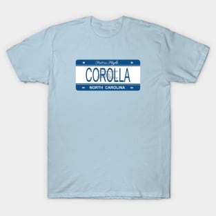 Corolla NC Lic Plate T-Shirt